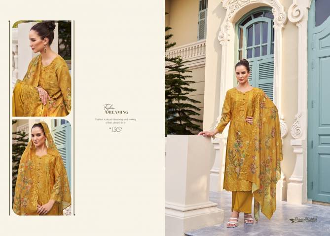 Shree Shalika Vol 105 Embroidery Printed Cotton Salwar Suits Wholesale Online
